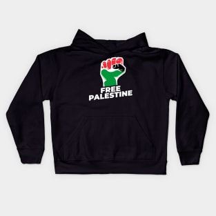 Free Palestine Support Palestine Kids Hoodie